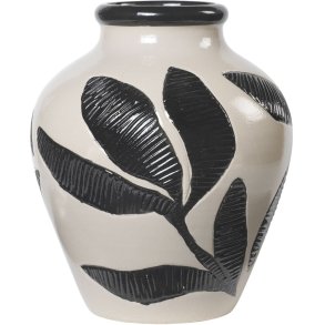 Broste Copenhagen Herbert Vase H30 cm, Schwarz