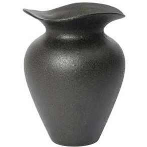 Broste Copenhagen Florentina Vase H22,5 cm, Sort