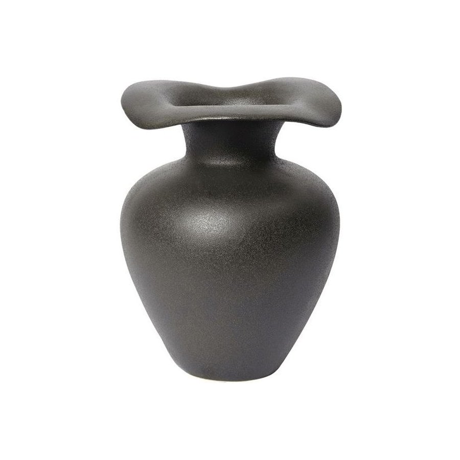 Broste Copenhagen Florentina Vase H32 cm, Sort