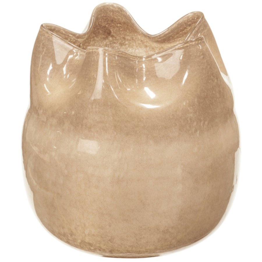 Broste Copenhagen Esther Vase H30 cm, Light Sand