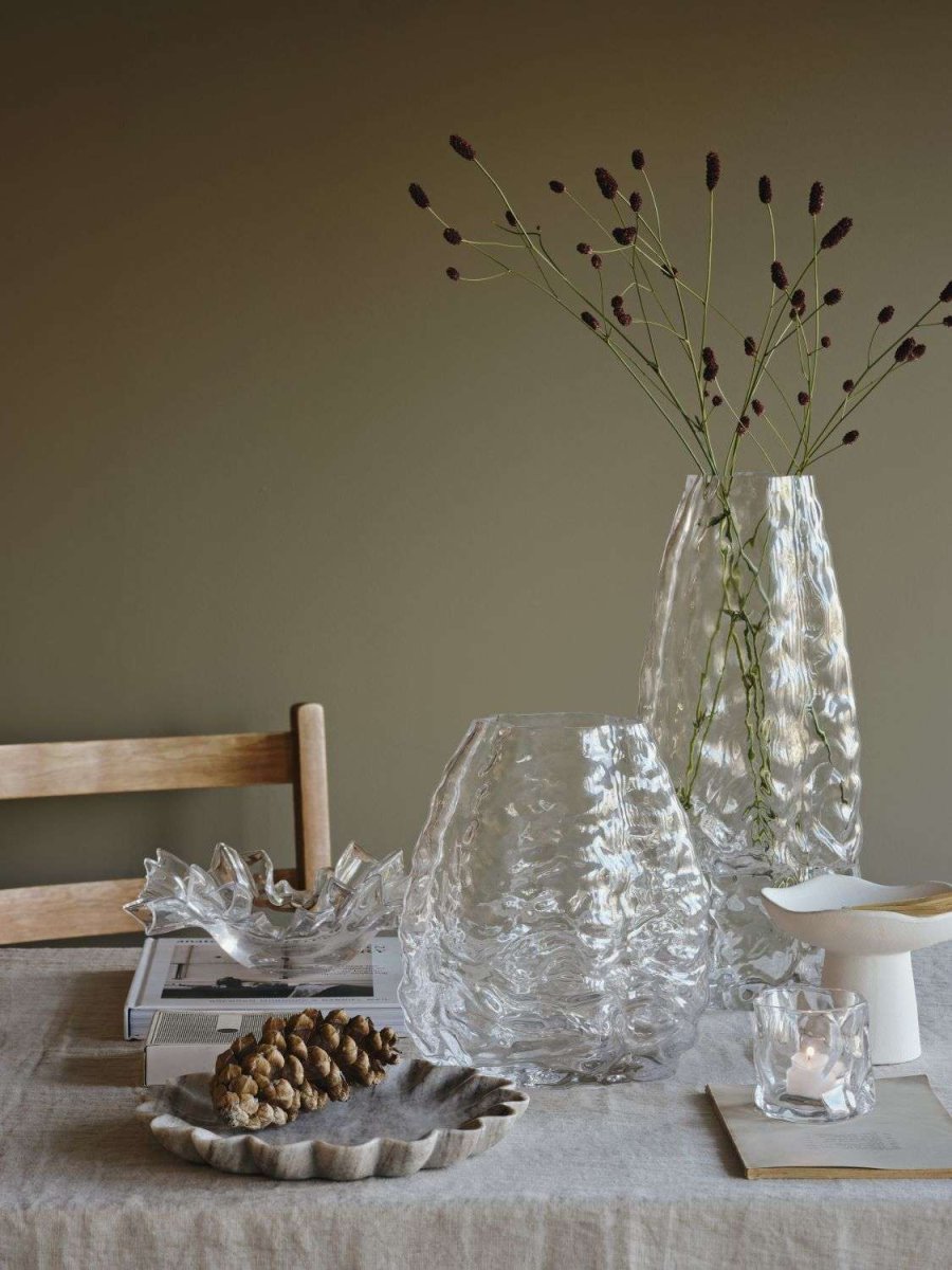 Broste Copenhagen Milla Vase H25 cm, Klar