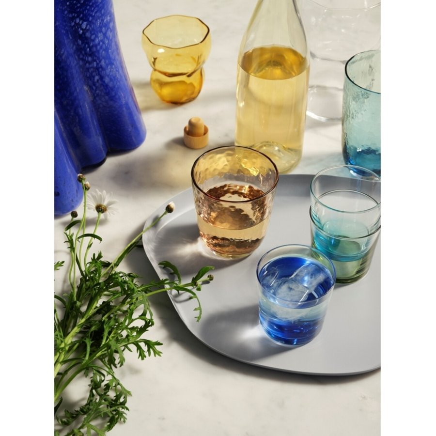 Broste Copenhagen Hue Trinkglas 15 cl, Blau