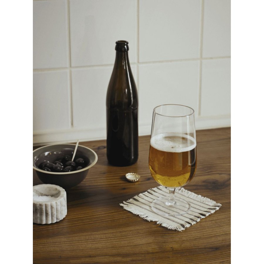 Broste Copenhagen Bubble Bierglas 50cl, Klar