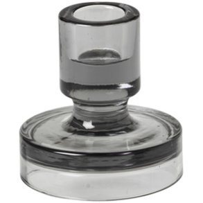 Broste Copenhagen Petra Kerzenhalter H8 cm, Smoke Grey