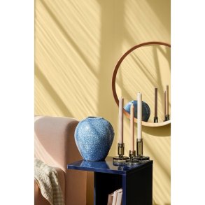 Broste Copenhagen Petra Lysestage H11 cm, Smoke Grey