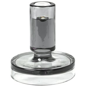 Broste Copenhagen Petra Lysestage H11 cm, Smoke Grey