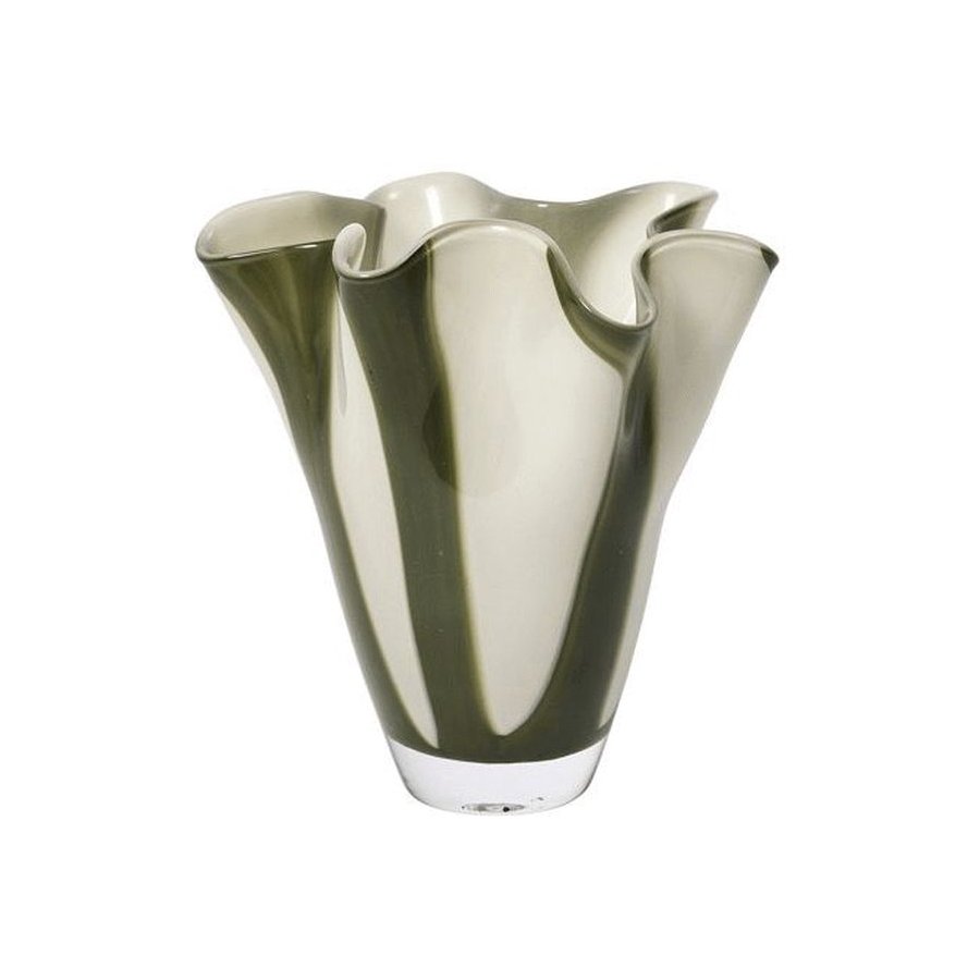 Broste Copenhagen Liva Vase H19 cm, Gr�n
