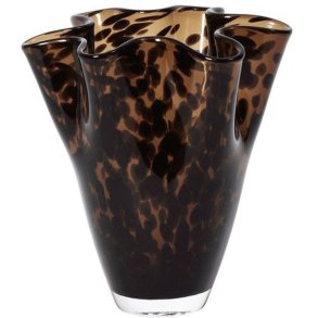 Broste Copenhagen Liva Vase H19 cm, Brun