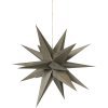 Broste Copenhagen Venus Ornament Stern 55 cm, Fungi Grey