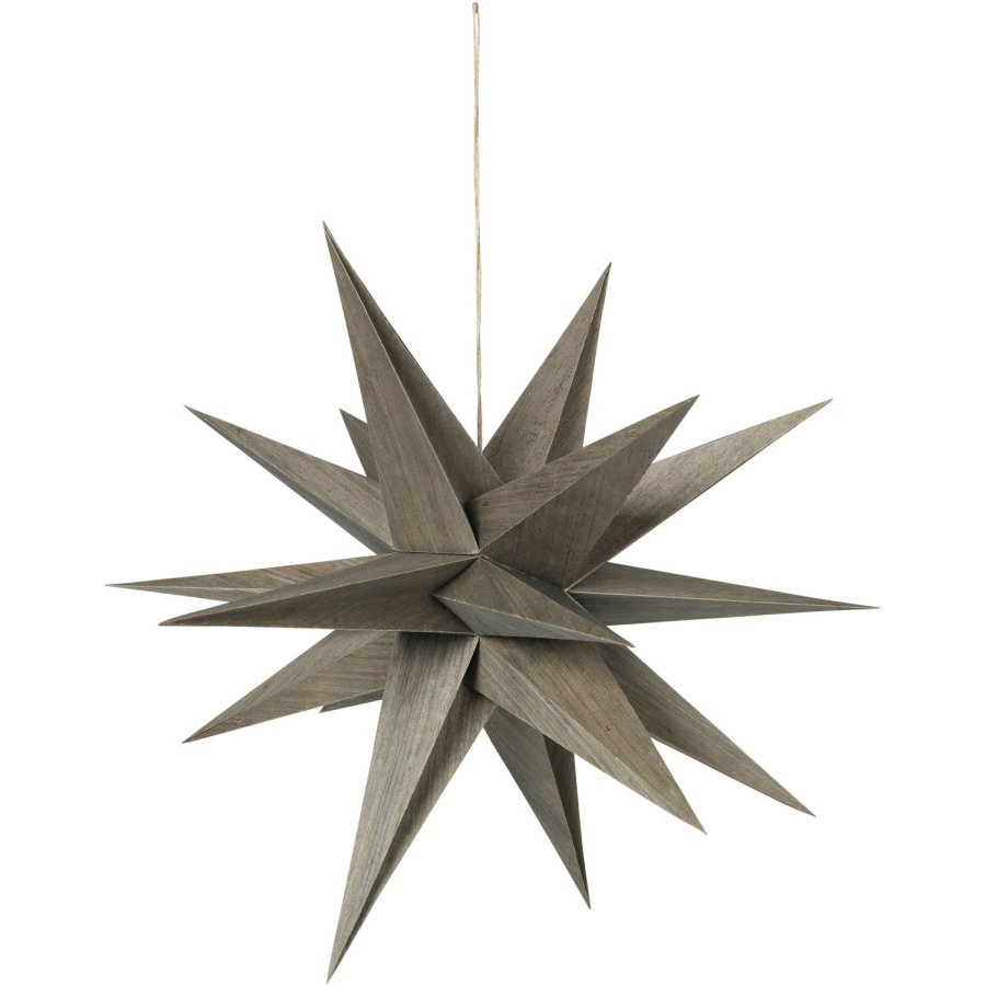 Broste Copenhagen Venus Ornament Stern 55 cm, Fungi Grey