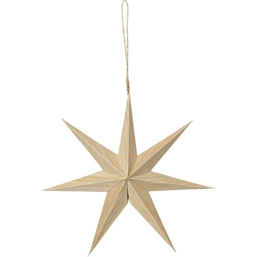 Broste Copenhagen Venice Ornament Stern 20 cm, Natural