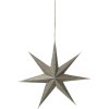 Broste Copenhagen Venice Ornament Stern 20 cm, Fungi Grey