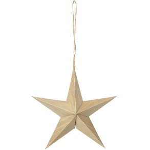 Broste Copenhagen Venice Ornament Stern 15 cm, Natural