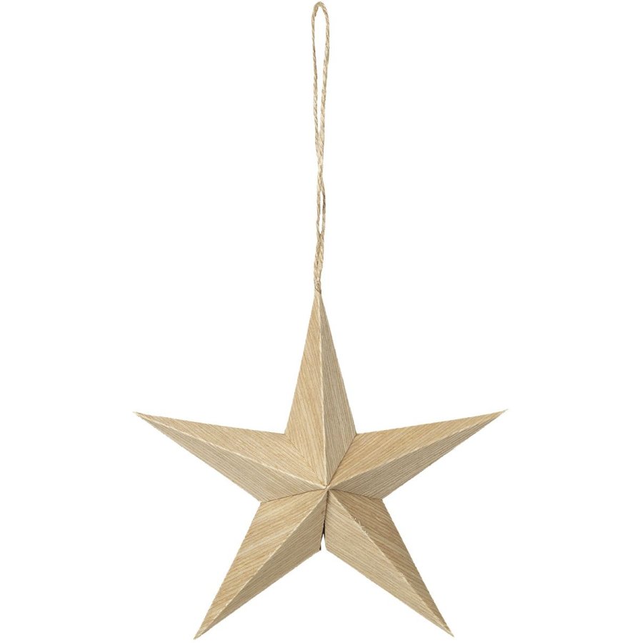 Broste Copenhagen Venice Ornament Stern 15 cm, Natural