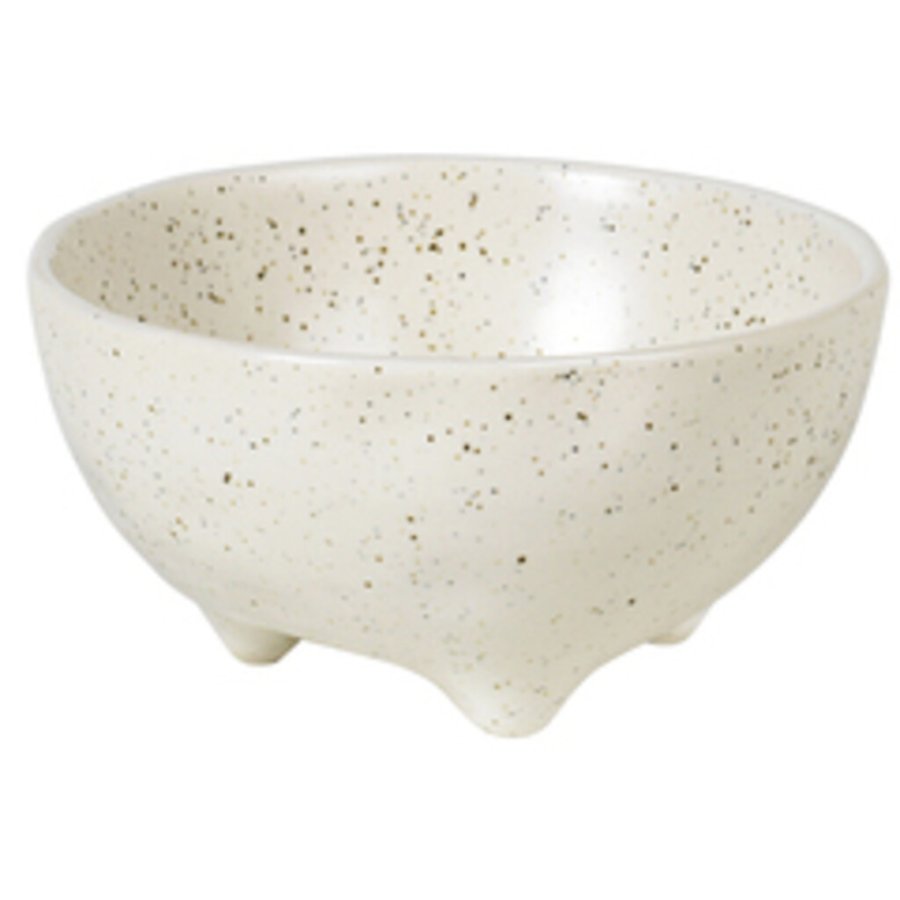 Broste Copenhagen Nordic Vanilla Schale 11 cm, Cream w. Grains