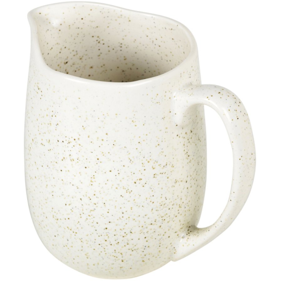 Broste Copenhagen Nordic Vanilla Milchkanne 1 L, Cream w. Grains