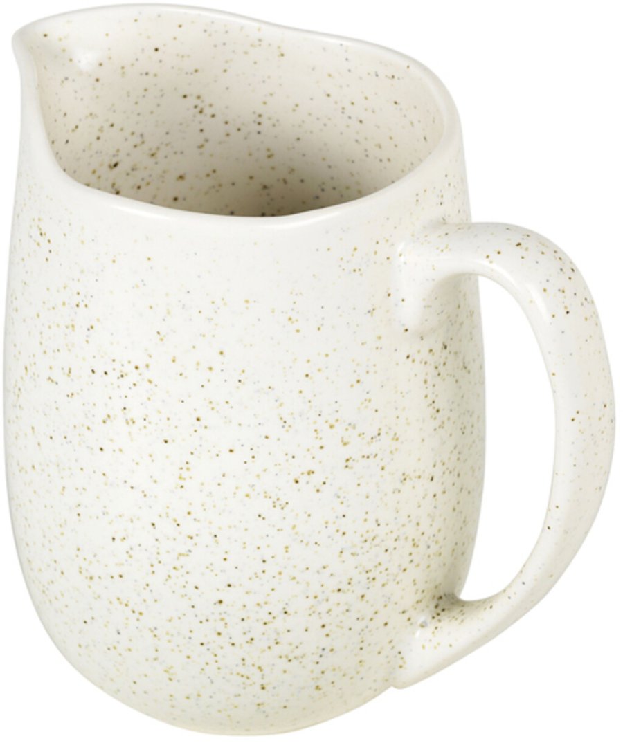 Broste Copenhagen Nordic Vanilla Milchkanne 1 L, Cream w. Grains