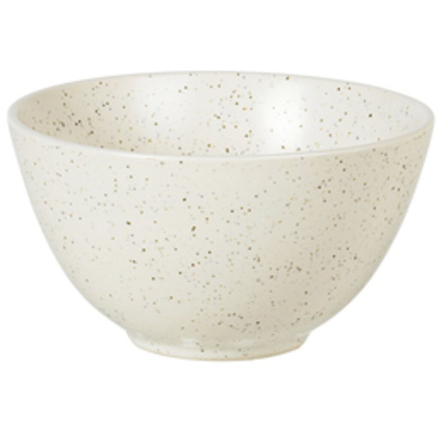 Broste Copenhagen Nordic Vanilla Schale 15 cm, Cream w. Grains