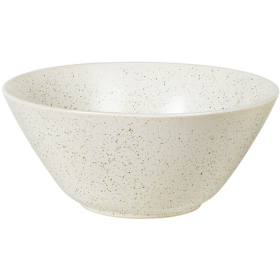 Broste Copenhagen Nordic Vanilla Schale 25 cm, Cream w. Grains