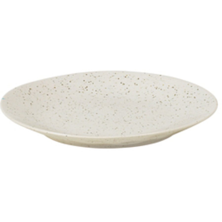 Broste Copenhagen Nordic Vanilla Teller 15 cm, Cream w. Grains