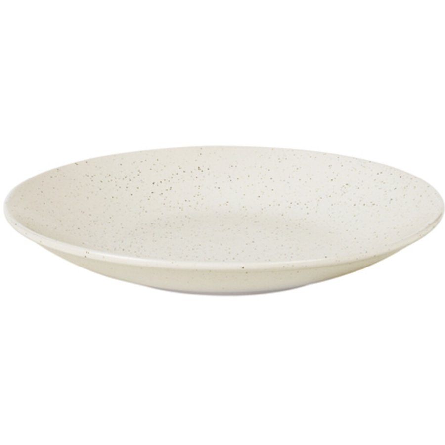 Broste Copenhagen Nordic Vanilla Nudelteller 29 cm, Cream w. Grains