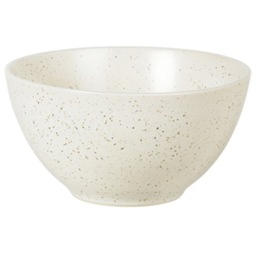 Broste Copenhagen Nordic Vanilla Schale 17 cm, Cream w. Grains