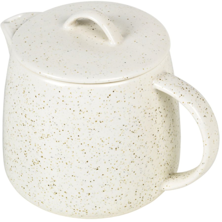 Broste Copenhagen Nordic Vanilla Teekanne 1 L, Cream w. Grains