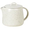 Broste Copenhagen Nordic Vanilla Teekanne 1 L, Cream w. Grains