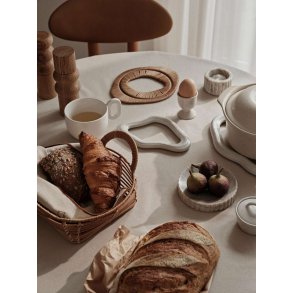 Broste Copenhagen Nordic Vanilla Bordskåner 2 stk, Cream w. Grains