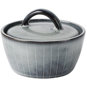 Broste Copenhagen Nordic Sea Schssel m. Deckel 8 cm, Soft Blue