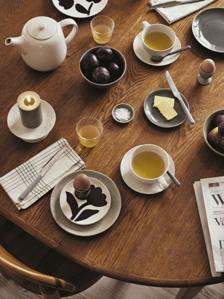 Broste Copenhagen Nordic Rain Teller 20cm, Grau