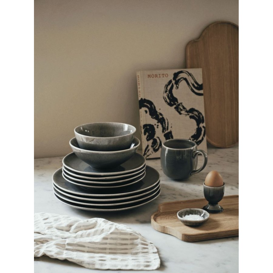 Broste Copenhagen Nordic Rain Teller 26cm, Grau