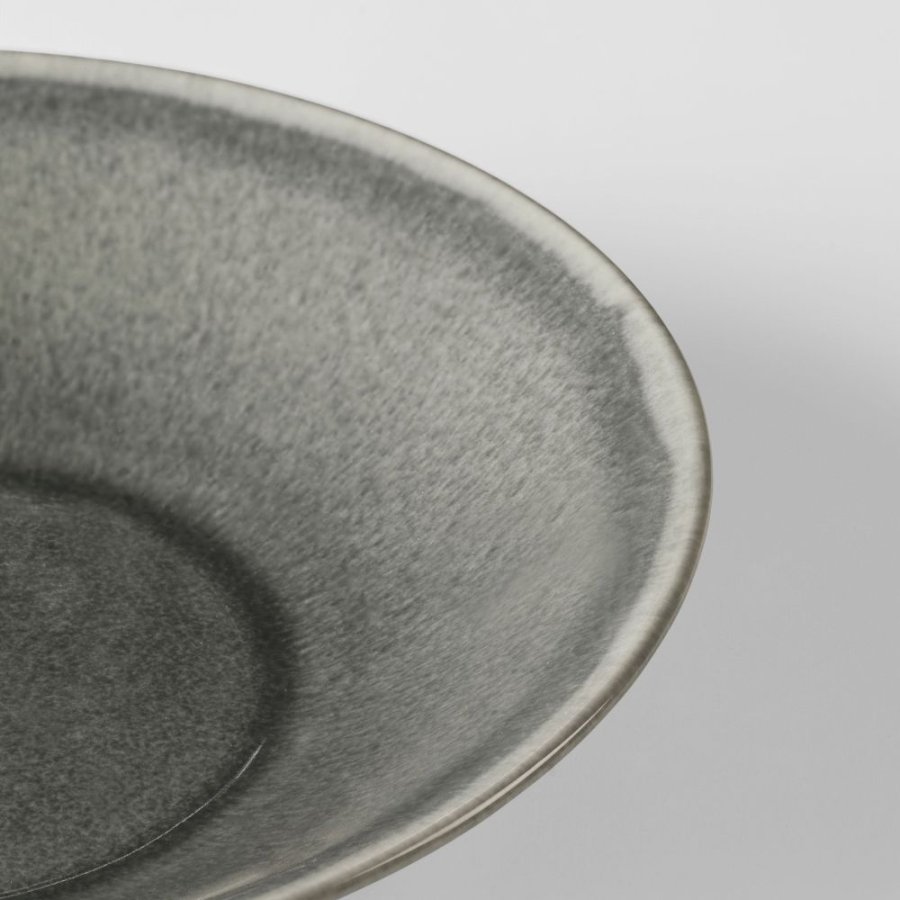 Broste Copenhagen Nordic Rain Suppenteller 22,5cm, Grau