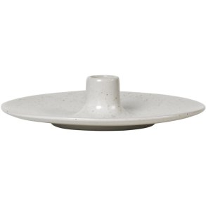 Broste Copenhagen Nordic Vanilla Kerzenhalter H4 cm, Cream w. Grains