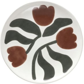 Broste Copenhagen Dora Tallerken 26 cm, R�d