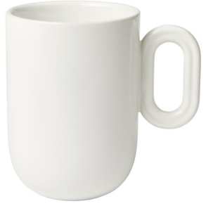 Broste Copenhagen Stevns Becher mit Henkel 40 cl, Chalk White