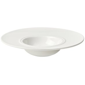Broste Copenhagen Stevns Pastatallerken 26 cm, Chalk White