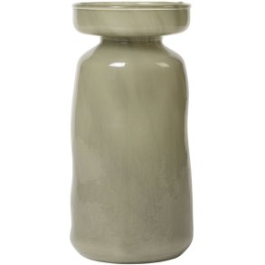 Broste Copenhagen Solai Vase H19,5 cm, Light Green