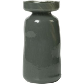 Broste Copenhagen Solai Vase H19,5 cm, Dark Green