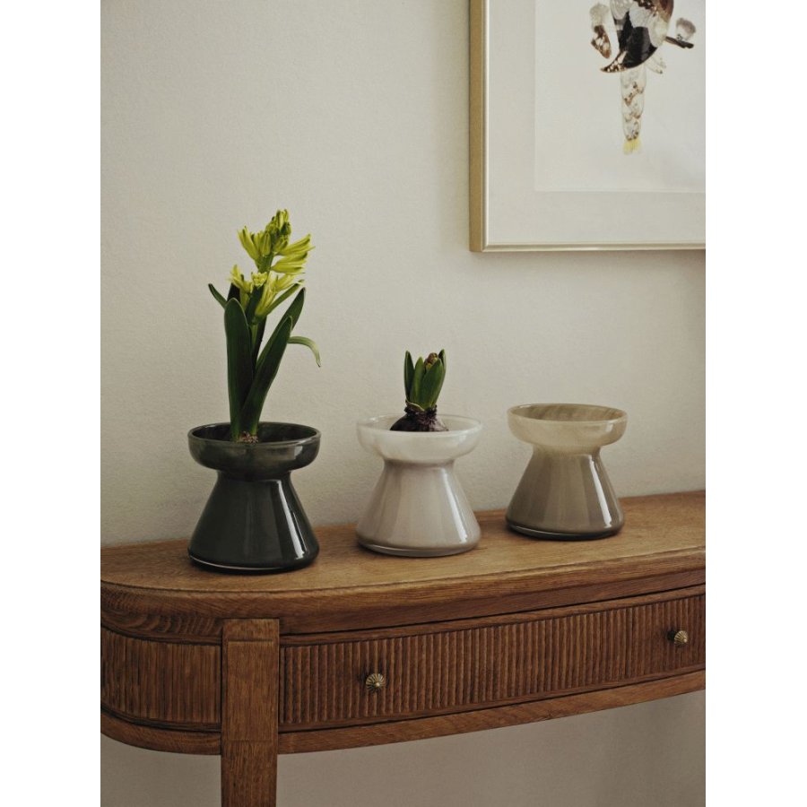 Broste Copenhagen Solai Vase H10cm, Grau