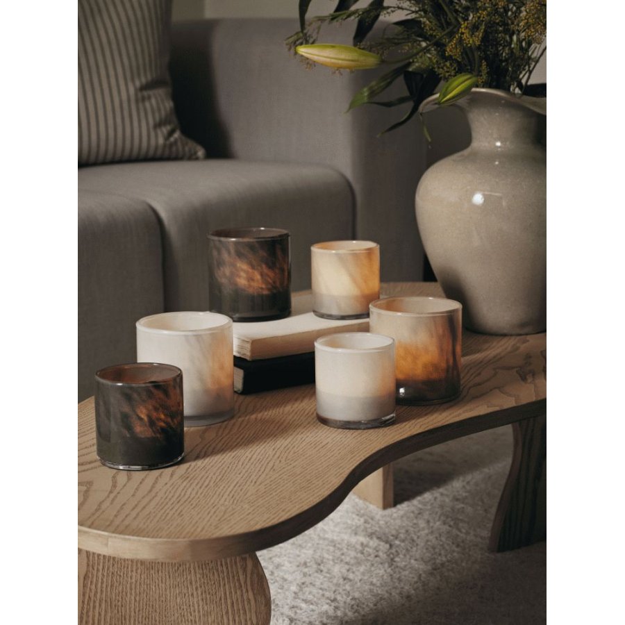 Broste Copenhagen Solai Teelichthalter H8cm, Dunkelgrn