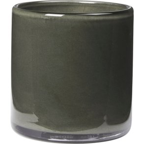 Broste Copenhagen Solai Teelichthalter H8cm, Dunkelgrn