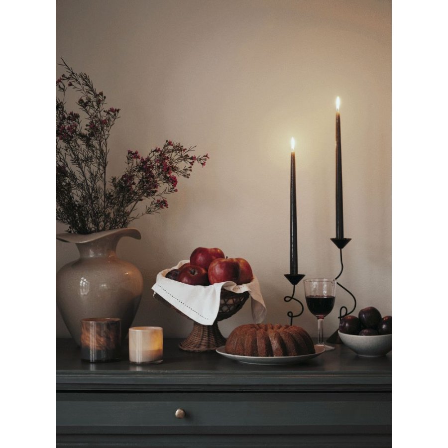 Broste Copenhagen Solai Teelichthalter H8cm, Grau