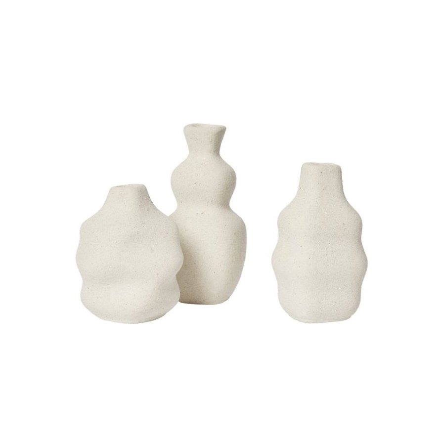 Broste Copenhagen Cornelia Vase H12 cm, Hvid
