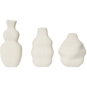 Broste Copenhagen Cornelia Vase H12 cm, Hvid