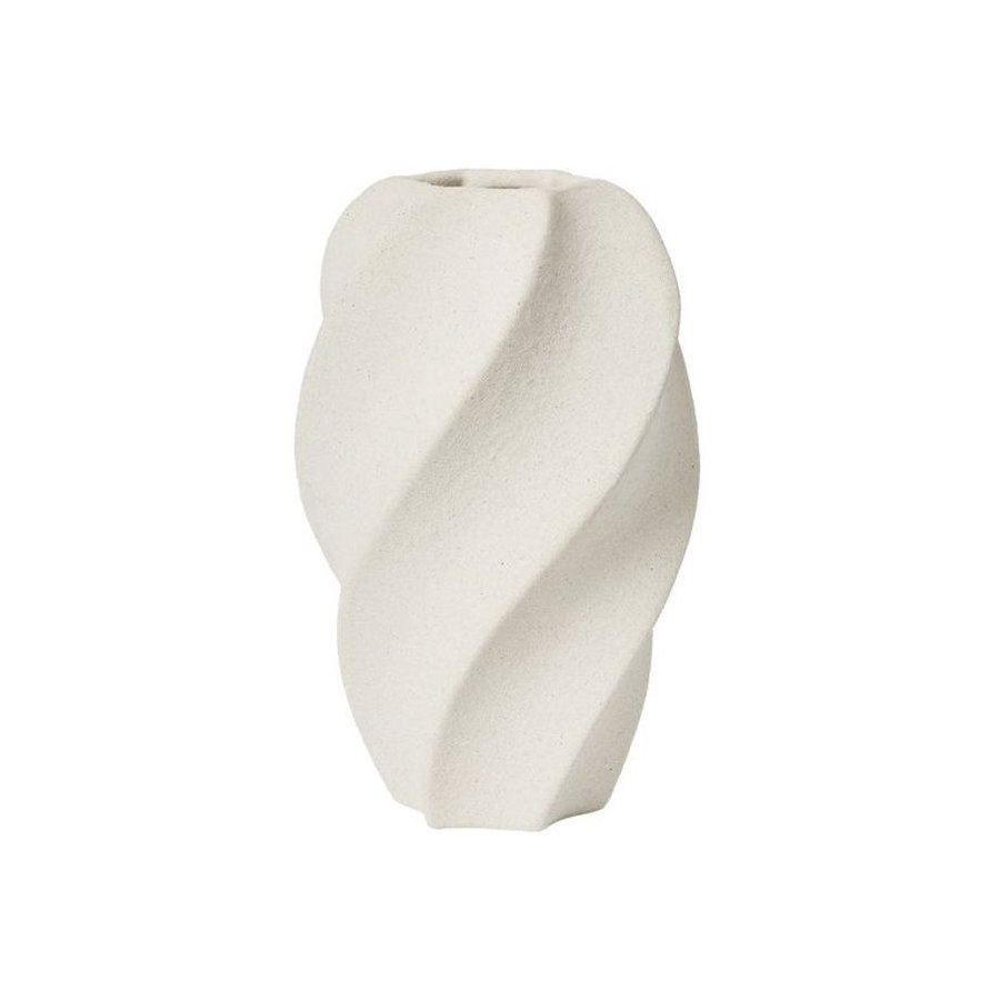 Broste Copenhagen Odette Vase H24 cm, Hvid