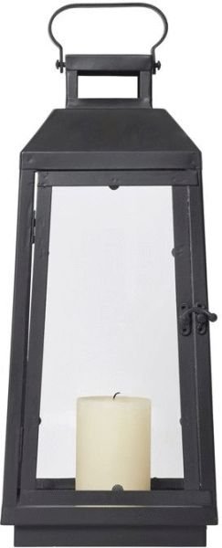 Broste Copenhagen Lou Laterne H44 cm, Schwarz