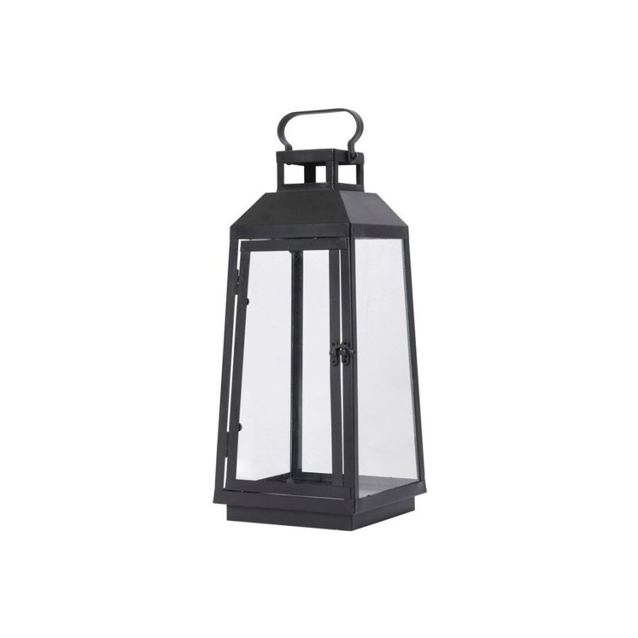 Broste Copenhagen Lou Laterne H44 cm, Schwarz