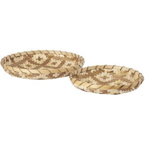 Broste Copenhagen Pedro Wanddekoration 2er Set, Bambus