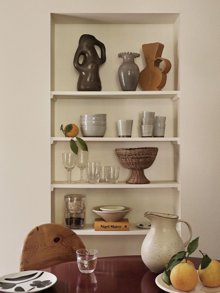Broste Copenhagen Emmy Aufsatz 26 cm, Rattan
